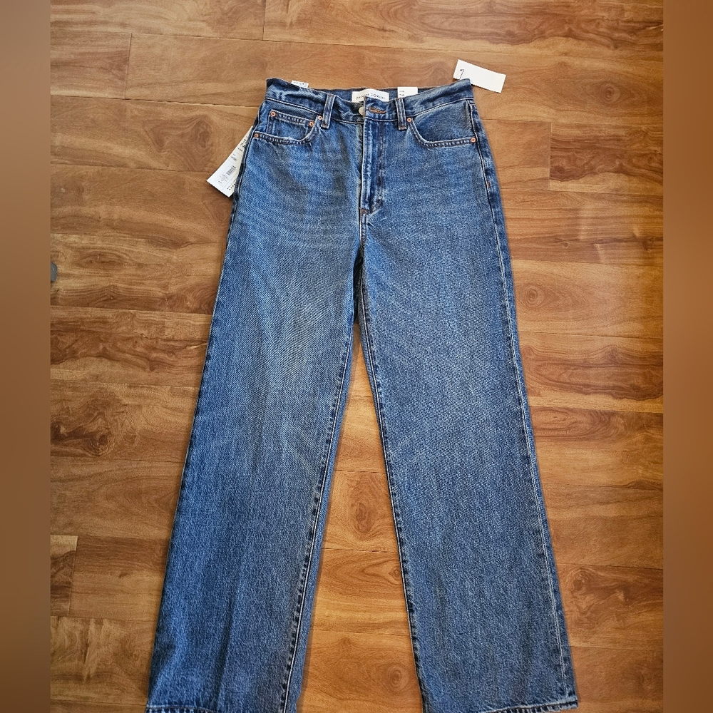 NWT Denim Forum Farrah High Rise Wide Leg Jean